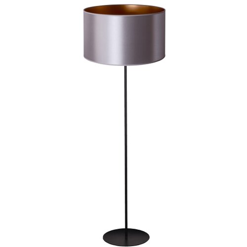  Duolla - Podna lampa CANNES 1xE27/15W/230V prečnik 45 cm srebrna/bakrena/crna Slike