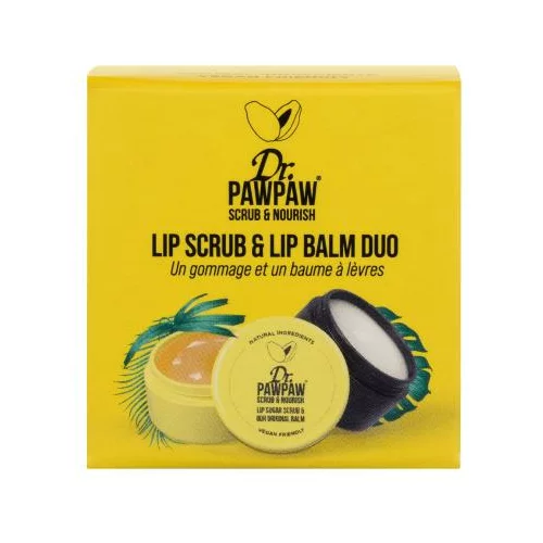 Dr.PAWPAW Scrub & Nourish Lip Scrub & Lip Balm Duo balzam za usne 16 g