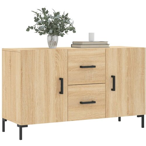  Komoda boja hrasta sonome 100x36x60 cm od konstruiranog drva Slike