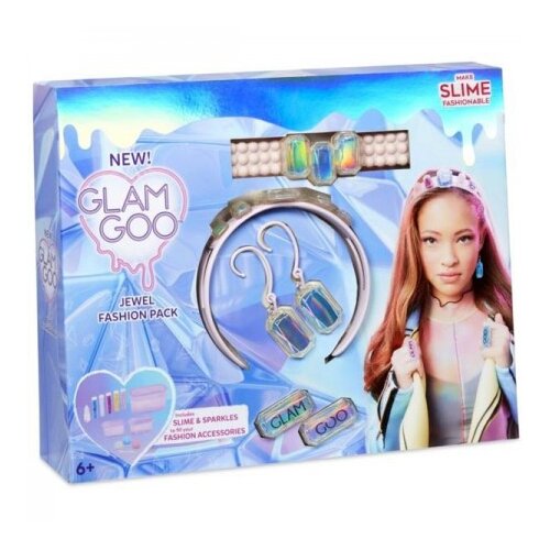 Glam set sa nakitom i slajmom 081876 Cene
