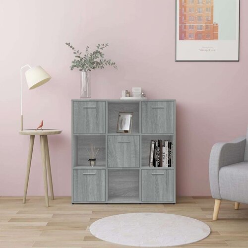 Ormarić za knjige boja hrasta 90 x 30 x 90 cm konstruirano drvo Cijene
