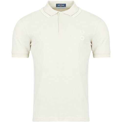 Fred Perry SPLIT COLLAR SHIRT Bež Slike