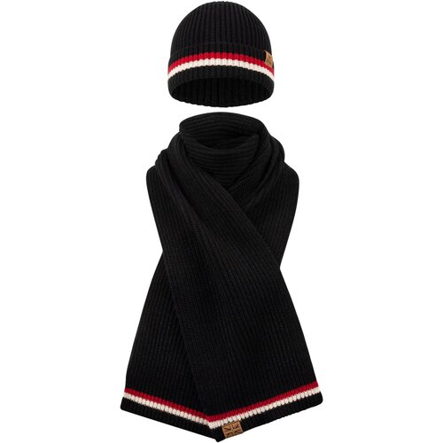 Lonsdale Unisex scarf and beanie set Slike