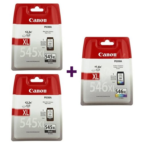 Canon Komplet kartuš 2 x PG-545XL + CL-546XL, original Cene