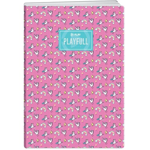 Play premium, sveska, 60 lista, full - odaberite motiv Roze A5 Latajn Slike