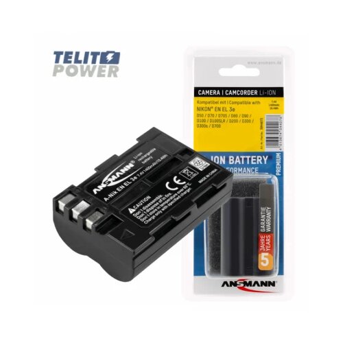 Telit Power baterija li-ion 7.4v 1400mAh za nikon kamere en-el 3E ansmann Cene