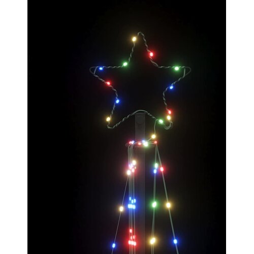  LED božićno drvce 339 LED &amp;scaron;arenih 187 cm Slike