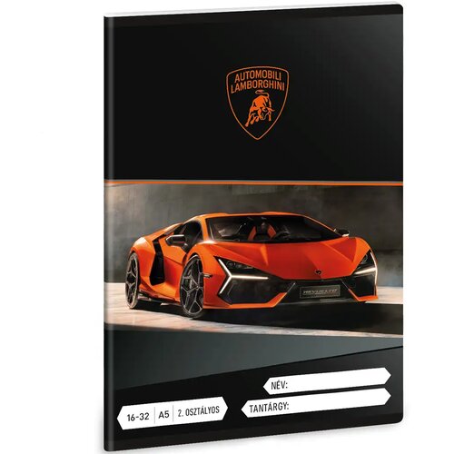 Ars Una Lamborghini bilježnica s crtama za 2. razred A/5 16-32 Slike
