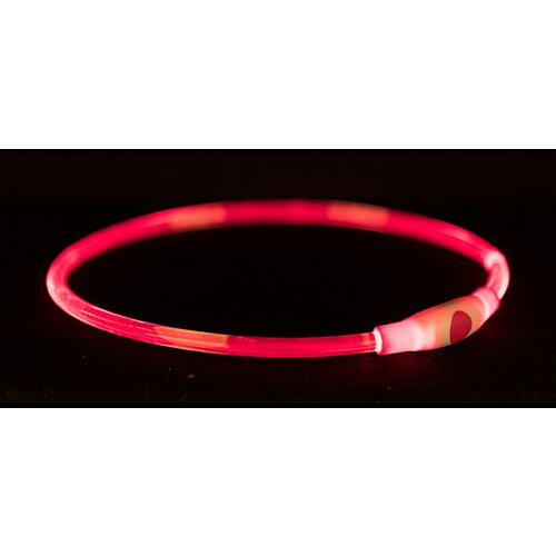 Trixie flash Light Ring ogrlica USB crvena S-M 12662 Cene
