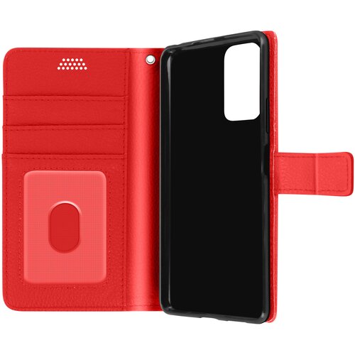 AVIZAR Ovitek za denarnico Xiaomi Redmi Note 10 Pro in preklopna podpora za video, popolna za&scaron;cita - rdeca, (20629675) Cene