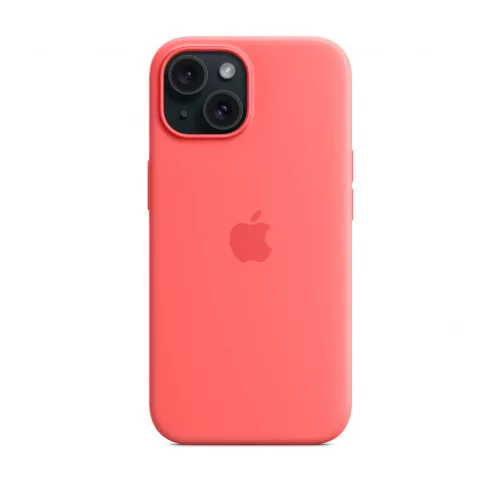 Apple iPhone 15 silicone case w magsafe - guavaid: EK000588106