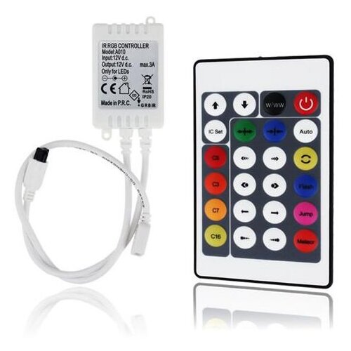  RGB krmilnik 3A 12V 24 tipk - čarobni kontroler Cene