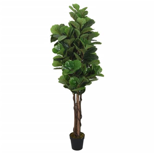 VidaXL Umeten lirastolisti fikus 232 listov 180 cm zelen Slike
