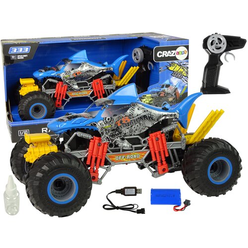  Buggy na daljinsko upravljanje Shark Terrain 1:10 2.4G Blue 15 km/h - šareni Cijene