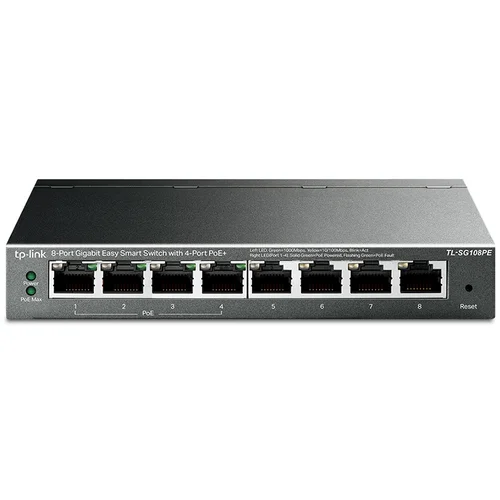 Tp-link SWITCH 8 portni TL-SG108PE PoE