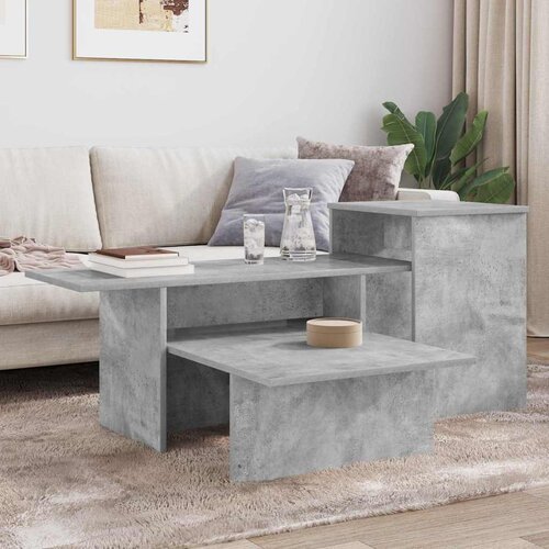  Konzolna stolica Betonski sivi 91,5 x 35 x 38,5 cm Slike