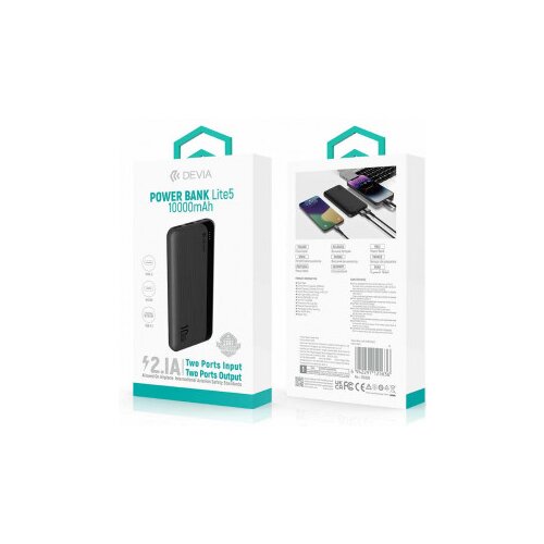 DEVIA Powerbank Kinton 10000mAh V5 Crni Cene
