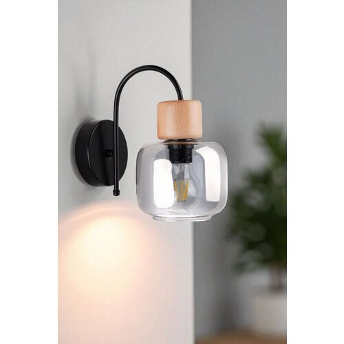 Opviq zidna lampa 9069-1A, crna Cene