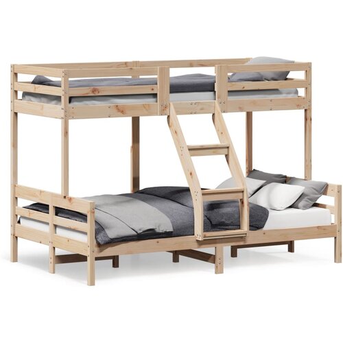 vidaXL Krevet na kat 90x200/120x200 cm od masivne borovine Cijene