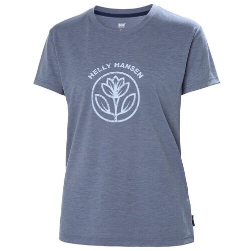 Helly Hansen W Skog Recycled Graphic Tee Plava Slike