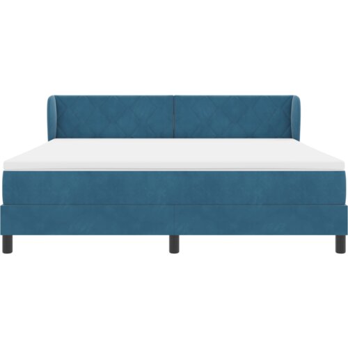 Box Spring Krevet s Madracem Tamno Plave Boje 180x200 cm Bar&amp;scaron;un Slike