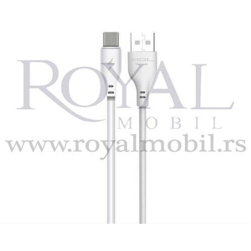  usb kabal ACK-49 micro 2A 200cm bela Slike