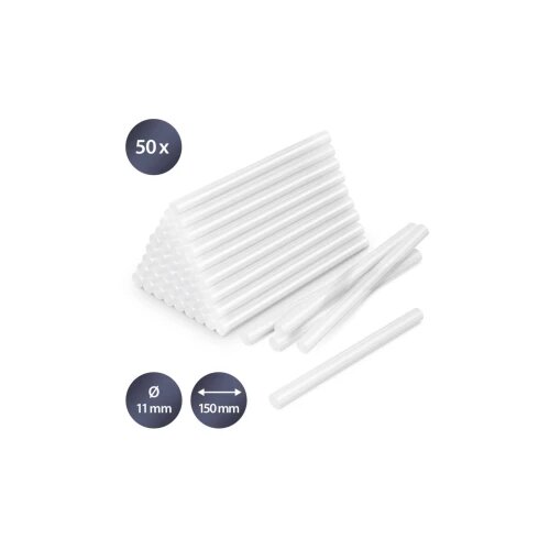 Trotec Set vrućeg ljepila prozirno, 50 komada (&amp;Oslash; 11 mm) Slike