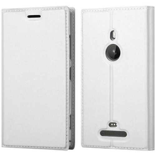 Cadorabo Ohi&scaron;je, združljivo z Nokia Lumia 925 v klasično srebrno - Za&scaron;čitni ovitek z magnetnim zapiranjem, stoječo funkcijo in režo za kartice, (20562056) Cene