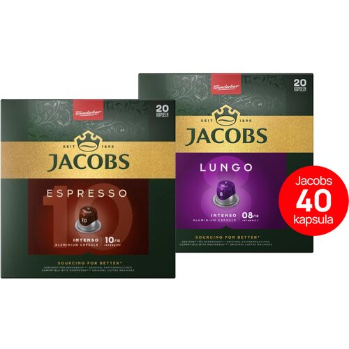 Jacobs Kafe kapsule MIX 20 + 20 komada Slike