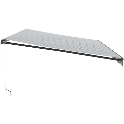 vidaXL Tenda na ručno uvlačenje antracit i bijela 600x300 cm Cijene