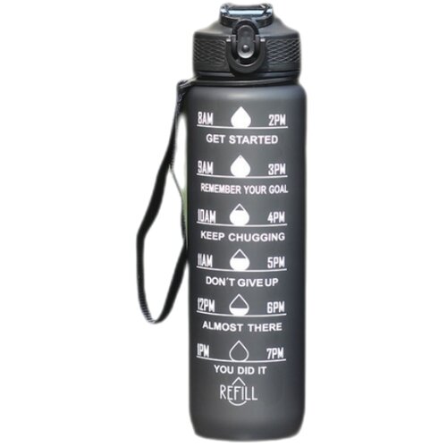 INF Športna steklenica za vodo 1000 ml Black, (21535873) Cene