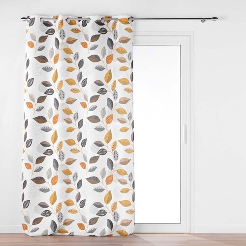 Douceur d intérieur Rumena/bela zavesa 140x280 cm Vahine – Cene