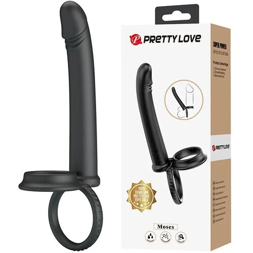  Dildo za duplu penetraciju Moses, 13cm Slike