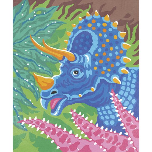 Janod bojanka po brojevima sa bojama na bazi vode dinosaurs Slike