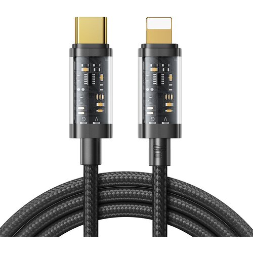 Joyroom Pleten kabel za iPhone USB-C - Lightning PD 20W 1,2m črn, (21090879) Cene
