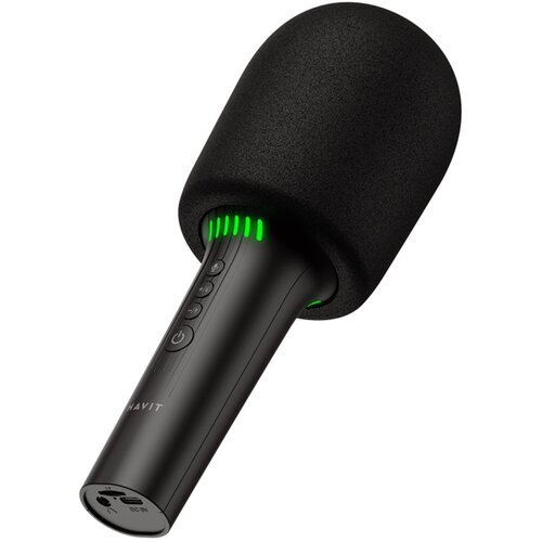 Havit Prijenosni karaoke mikrofon (SK851BT) Bluetooth V5.0 TF AUX 6h 1200mAh - Crni Slike