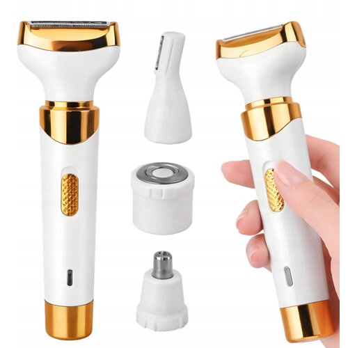  4v1 brezžični aku. epilator dlačic za obrvi bikini nos in u&scaron;esa USB Cene