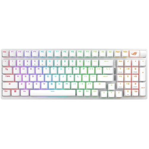 Asus Bežična gaming tastatura X901 ROG Strix Scope II 96, Bela Slike