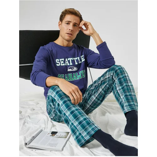 Koton Pajama Set - Multi-color - Plaid