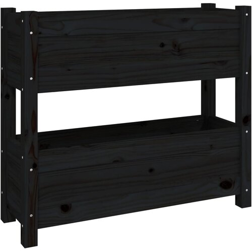  Sadilica crna 77x25x66 cm od masivne borovine Slike
