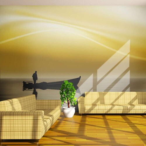  Tapeta - Fishing at sunset 350x270 Slike
