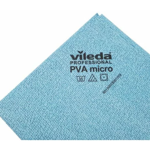 ABOS - Vileda Professional®PVAmicro – Mikrofiberna PVA Krpa 38 X 35 Cm,  Plava/Crvena/Žuta/Zelena