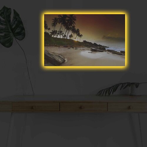 Wallity Slika sa LED osvetljenjem 4570DHDACT-054, 45x70 cm Cene