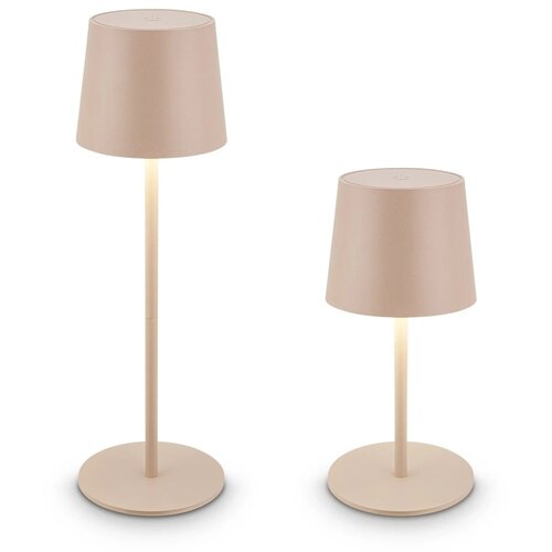 BRILO akumulatorska led namizna svetilka bota bež &oslash; 11 cm Cene