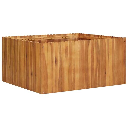  Posuda za sadnju 100 x 100 x 50 cm masivno bagremovo drvo Cene