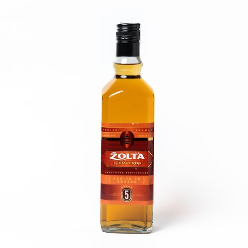 Emperus Rakija od grožđa Žolta barik 5, 0,7l Cene