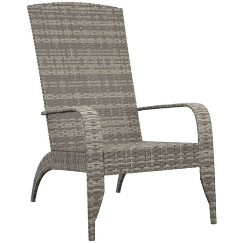 Maison Chic Vrtni Stoli - Stol za vrt Adirondack siv poli ratan JS579, (21878418) Cene