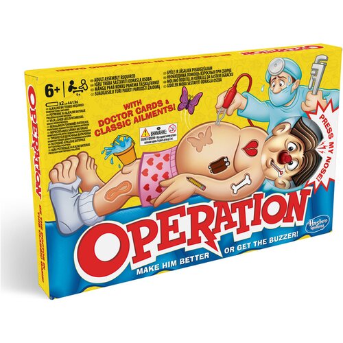 Hasbro Operacija družabna igra Slike