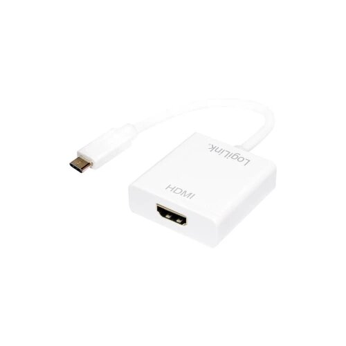 Logilink UA0236A HDMI adapter [1x USB 3.2 gen. 2 vtiča B (USB 3.1) - 1x ženski konektor HDMI] bela 14.00 cm, (20460124) Slike