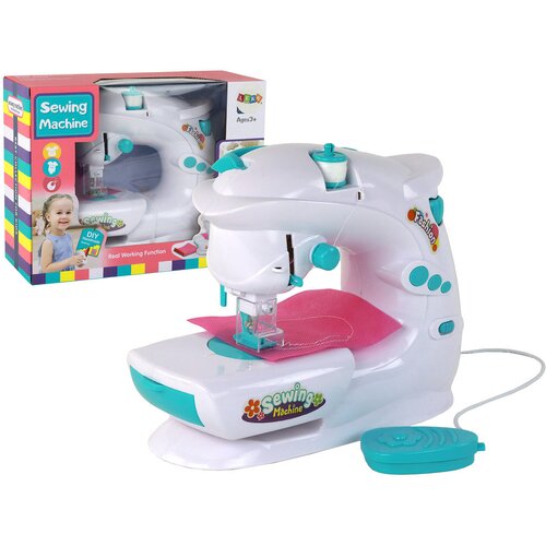  Sewing Machine for Children Like a Real White Battery Operated Cene
